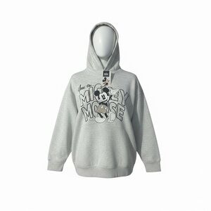 Disney Mickey Mouse Gray Hoodie X Primark NWT